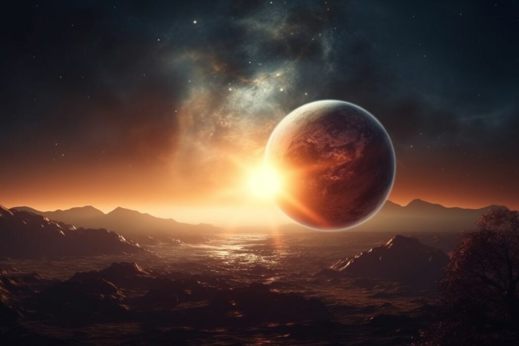 Científicos descubren el exoplaneta rocoso HD20794d, cercano a la Tierra. Foto: Freepik.