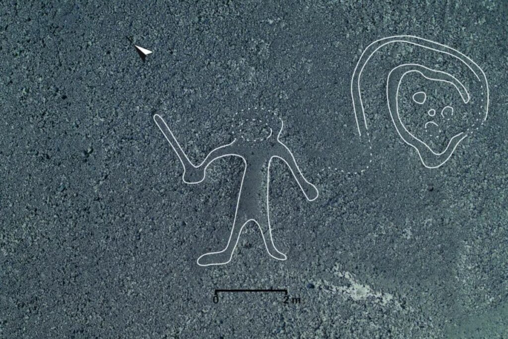 La inteligencia artificial ayuda a descifrar los misterios de las líneas de Nazca. Foto: EFE.