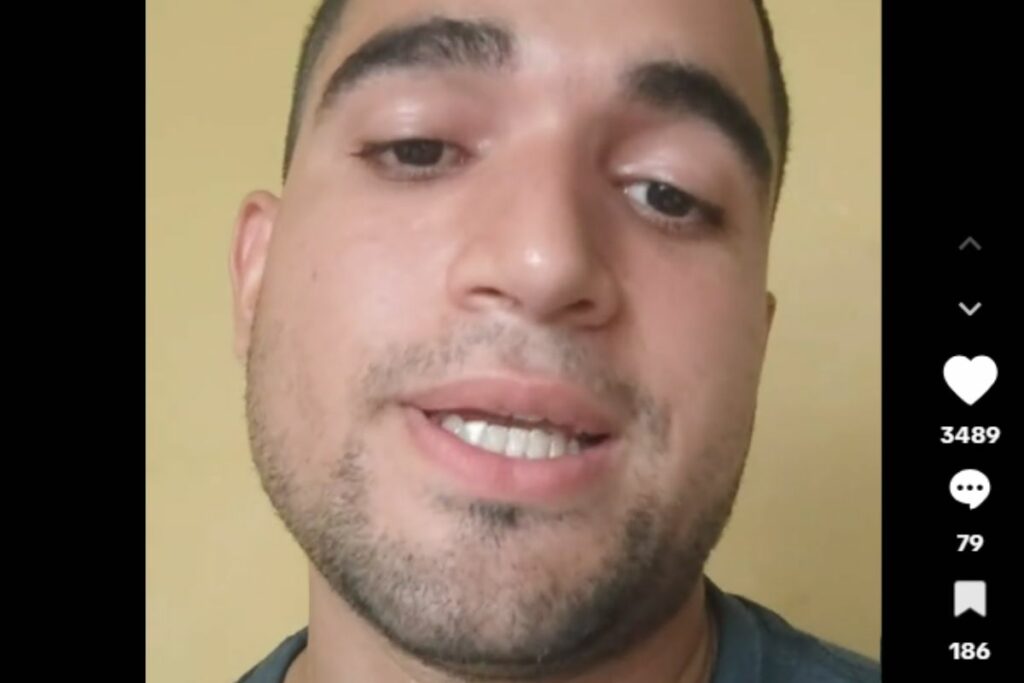 Un live en TikTok captó los últimos segundos de Gabriel Sarmiento, tiktoker asesinado. Foto: Captura de pantalla TikTok.