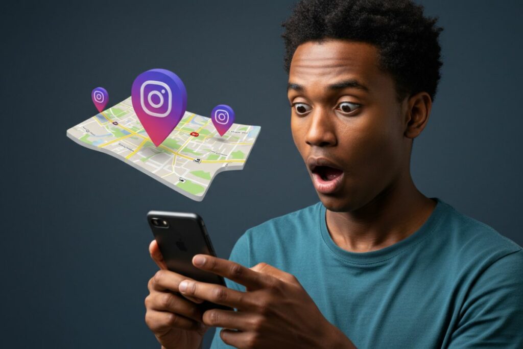 El mapa de amigos de Instagram comparte tu ubicación en tiempo real. Foto: Image FX.