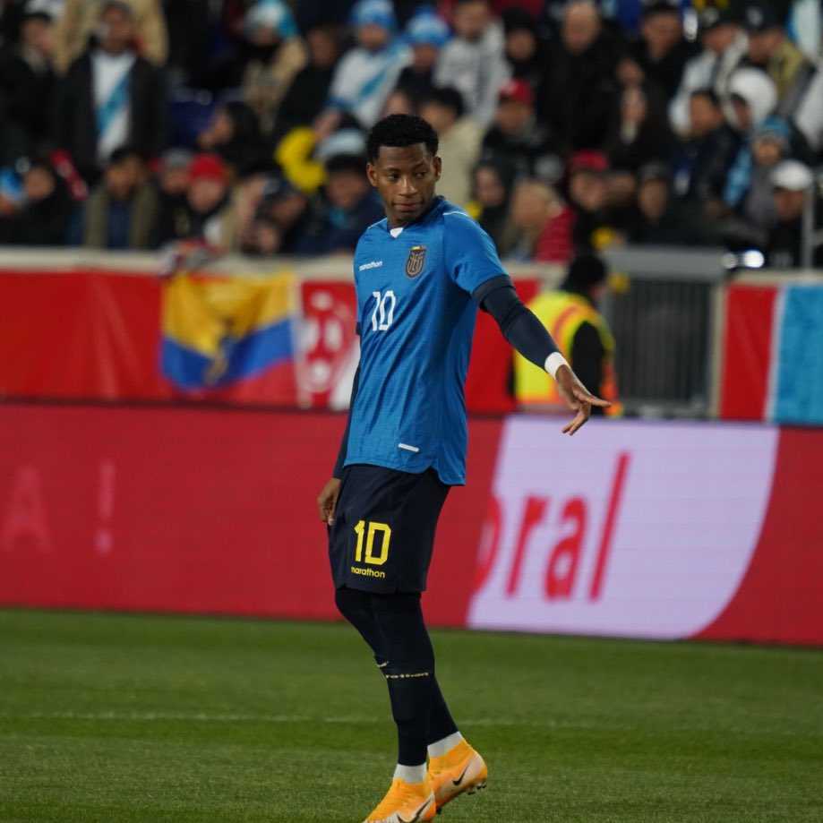 Gonzalo Plata en la última fecha FIFA de la Selección de Ecuador.