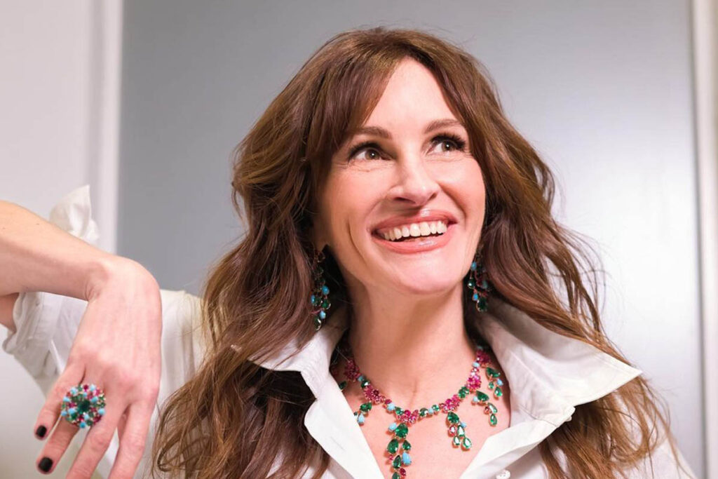 La actriz Julia Roberts usa aceite de oliva mezclado con agua tibia, una vez a la semana, en su rostro. Foto: Instagram Julia Roberts