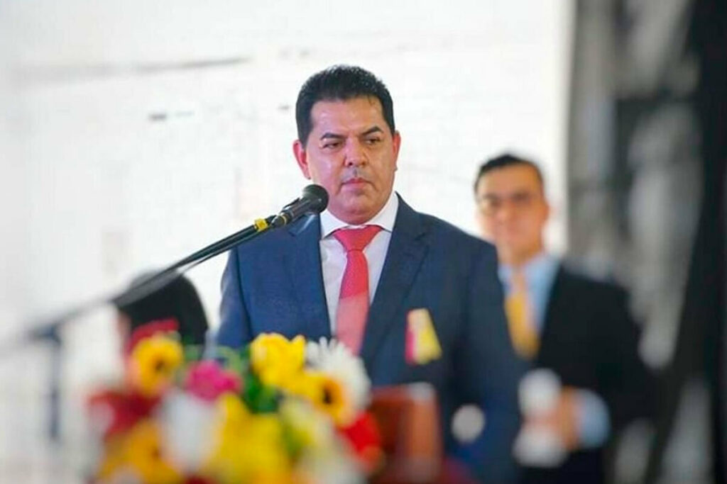 Jorge Maldonado, alcalde de Portovelo, fue asesinado la mañana de este 19 de abril de 2024. Forto: tomada de Facebook