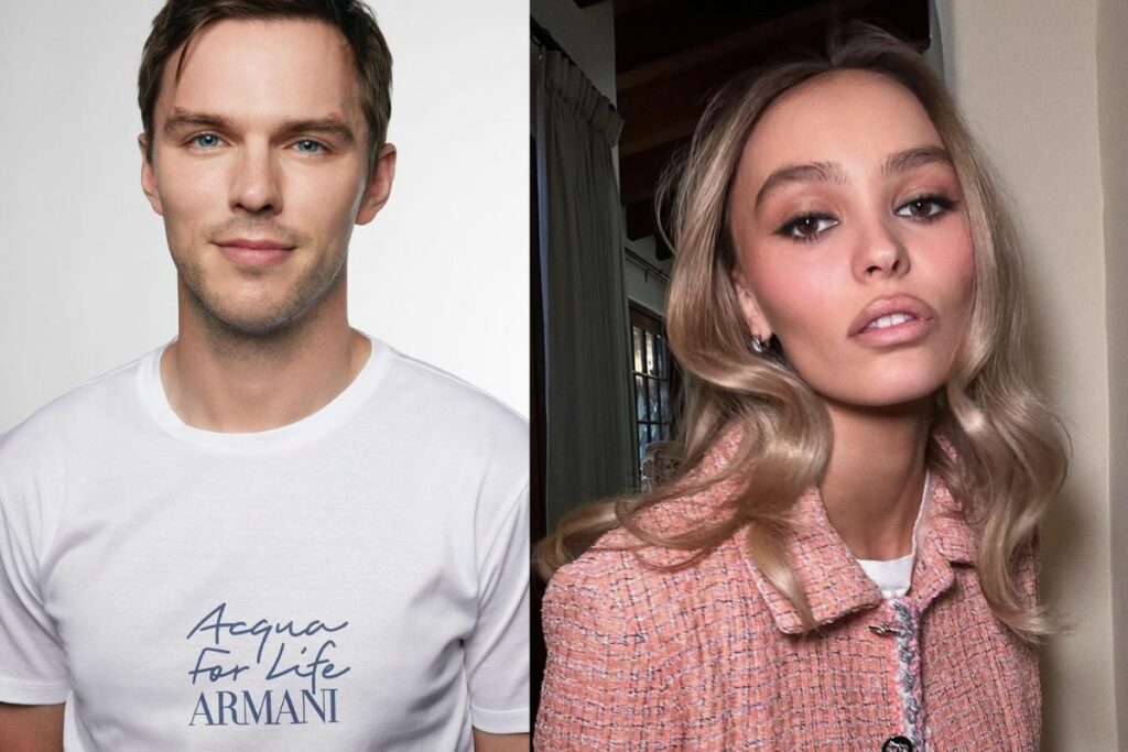 Nicholas Hoult y Lily-Rose Depp se ven envueltos en una aterradora historia cuando Hoult se enfrenta a un vampiro sediento de sangre en el ‘remake’ de ‘Nosferatu’. Foto: Instagram @ nicholashoult / @ brycescarlett.