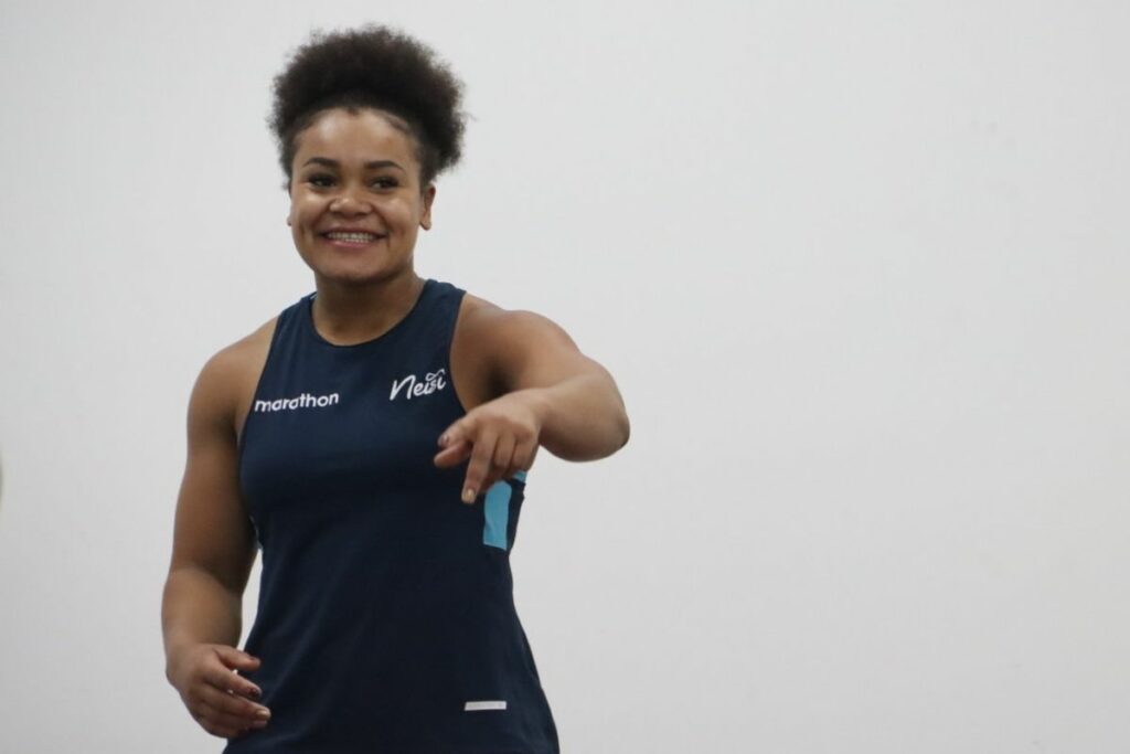 Neisi Dajomes, campeona olímpica ecuatoriana que estará en París 2024.