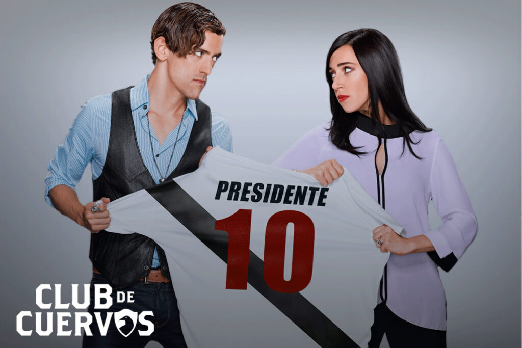 Poster de la serie Club de Cuervos que es una producción original de Netflix.