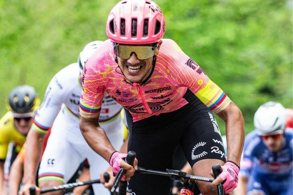 Richard Carapaz, ciclista ecuatoriano del EF Education-EasyPost. Foto: Instagram Richard Carapaz