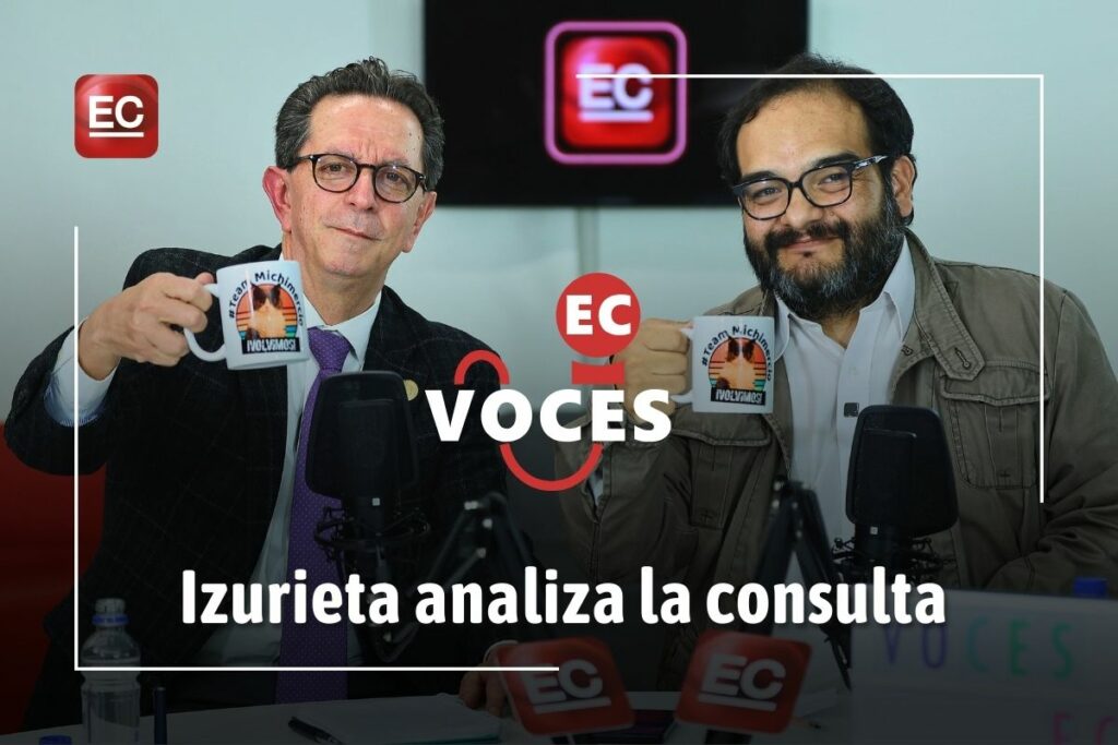 Roberto Izurieta, secretario de comunicación del Gobierno, estuvo en VocesEC. Foto: EL COMERCIO.