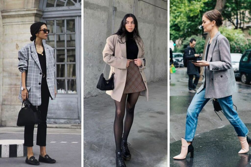 Las prendas oversize son elegantes y cómodas para el invierno. Fotos: Pinterest
