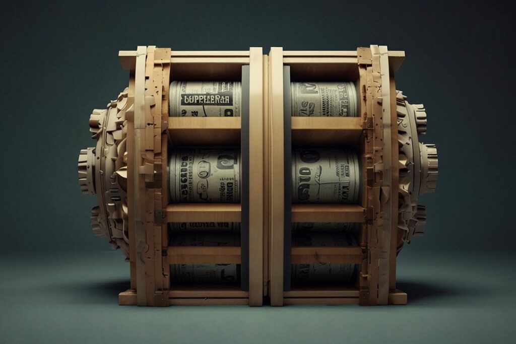 La corrupción se expande en varias instancias públicas y privadas. Imagen creada con App Leonardo Ai