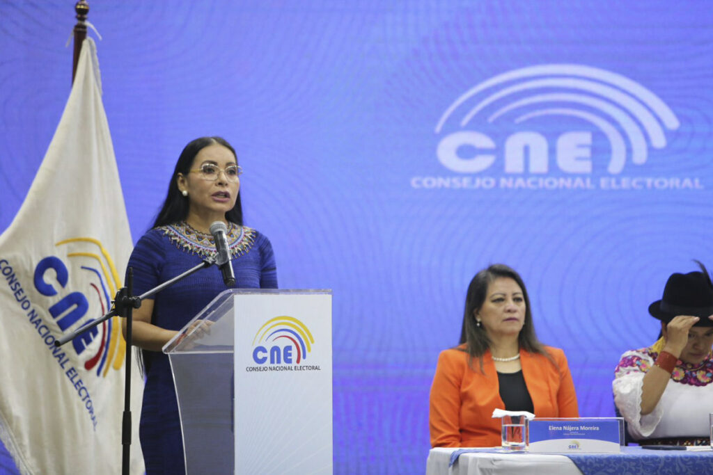 del CNE, durante la inauguración del voto para las Personas Privadas de la Libertad.