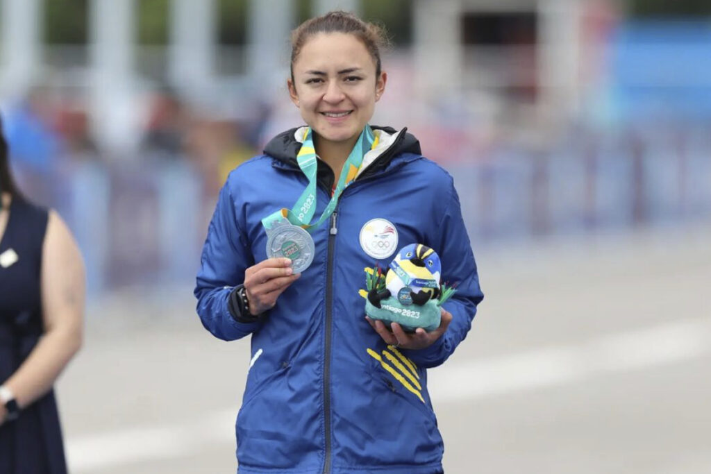 Glenda Morejón. Foto: Instagram Comité Olímpico Ecuatoriano.
