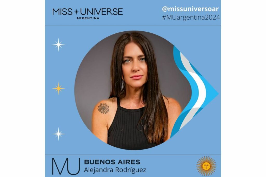 Alejandra Marisa Rodríguez compartió su sorpresa ante su inesperada incursión en el mundo del modelaje. Foto: @missuniversoar.