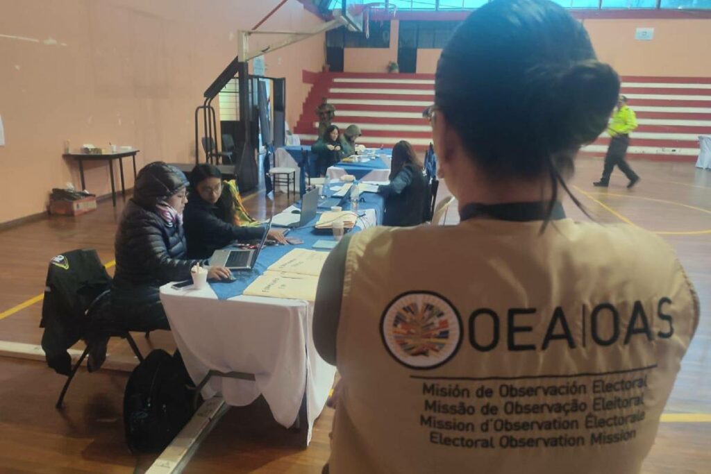 La Organización de Estados Americanos (OEA) es veedora en procesos electorales. Imagen referencial.