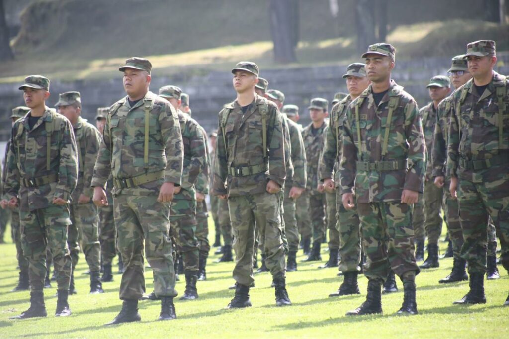 Los reservistas pasaron una selección previa. Foto: X Ministerio de Defensa