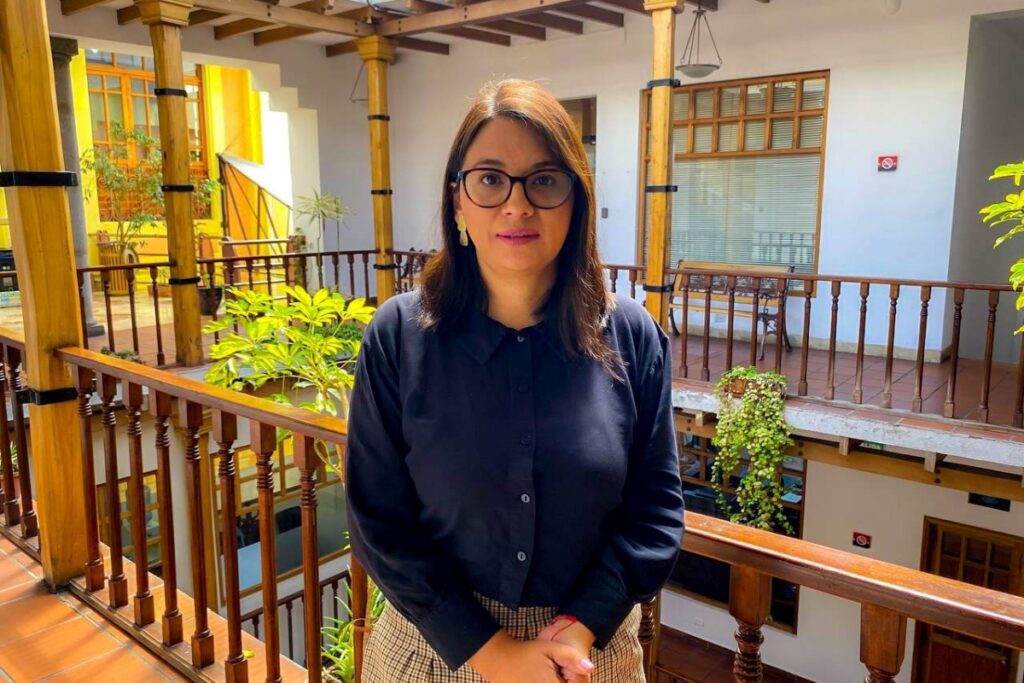 Directora Metropolitana de Gestión de Riesgos de Quito.