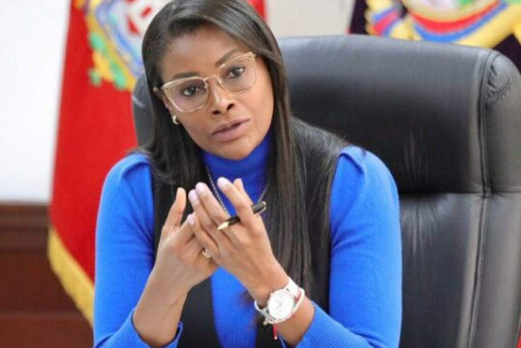 La fiscal Diana Salazar infomó hoy que está en las 40 semanas de embarazo.