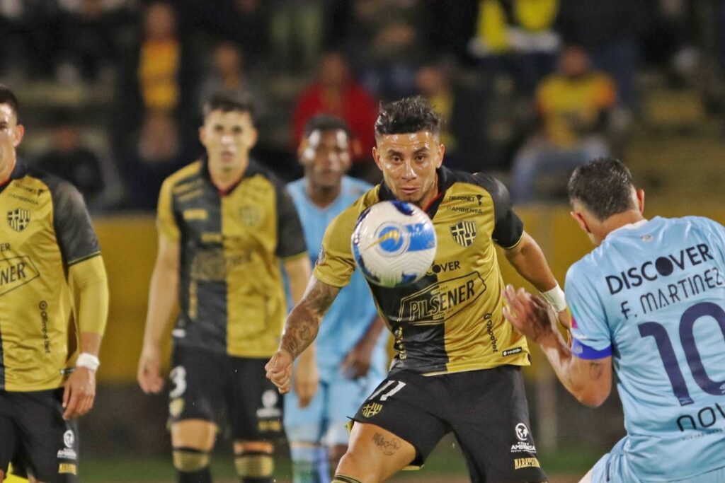 Joao Rojas en el partido de Barcelona SC ante Universidad Católica. Foto: API