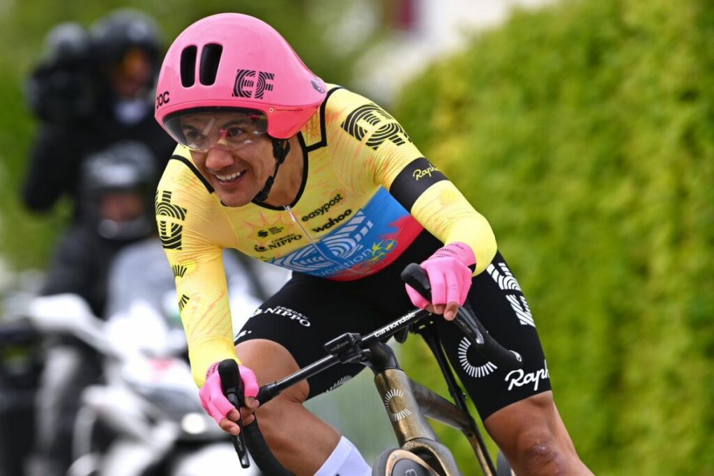 Richard Carapaz se quejó por el manejo del cupo olímpico por parte de la Federación Ecuatoriana de Ciclismo.