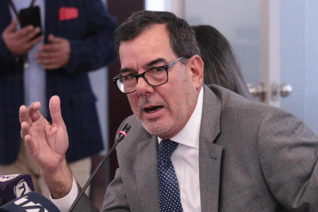 Eduardo Peña fue designado como presidente del IESS en diciembre del 2023. Foto: Asamblea Nacional.