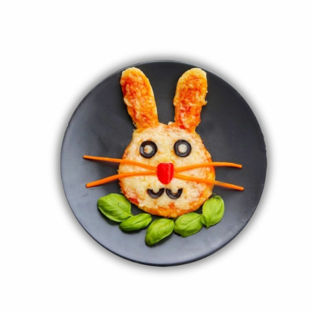¡Disfruta de estas divertidas mini pizzas con los niños!