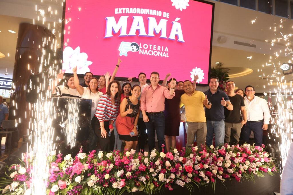 El domingo 12 de mayo de 2024, Lotería Nacional realizó el Sorteo Extraordinario de Mamá. Se cumplió en el centro comercial Mall del norte en Guayaquil. Cortesía: Lotería Nacional