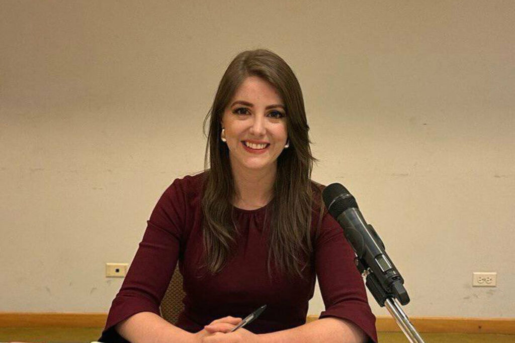 Mónica Palacios fue sancionada en la Asamblea Nacional por 60 días. Foto: X Mónica Palacios