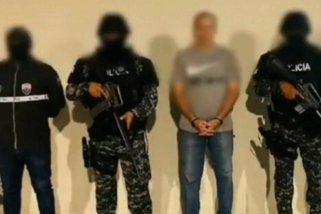 Dos personas fueron detenidas en el operativo. Foto: Policía Nacional.