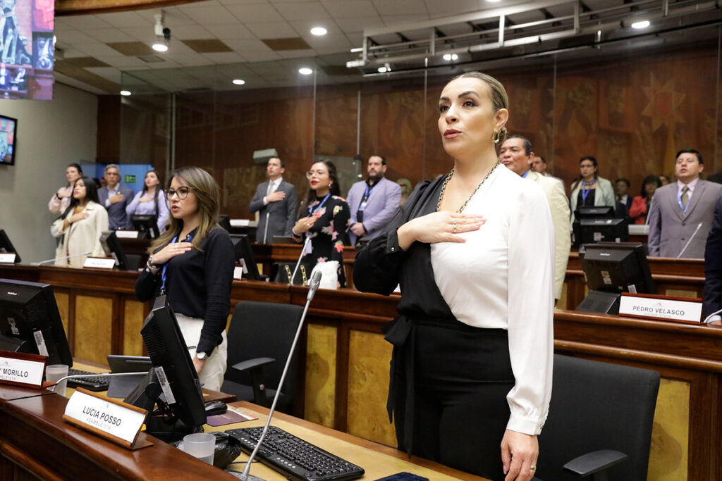 Lucia Posso, vicepresidenta de la Comisión Multipartidista que tratará los proyectos sobre la consulta popular. Foto: Flickr Asamblea
