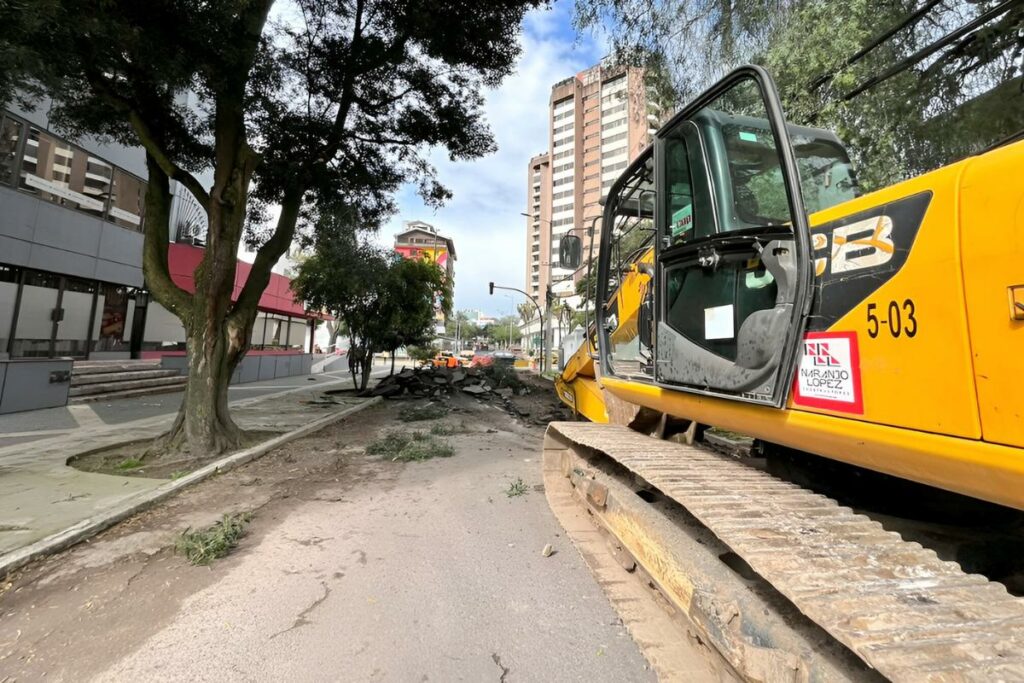 Quito tiene algunas de sus calles cerradas por trabajos de las calzadas