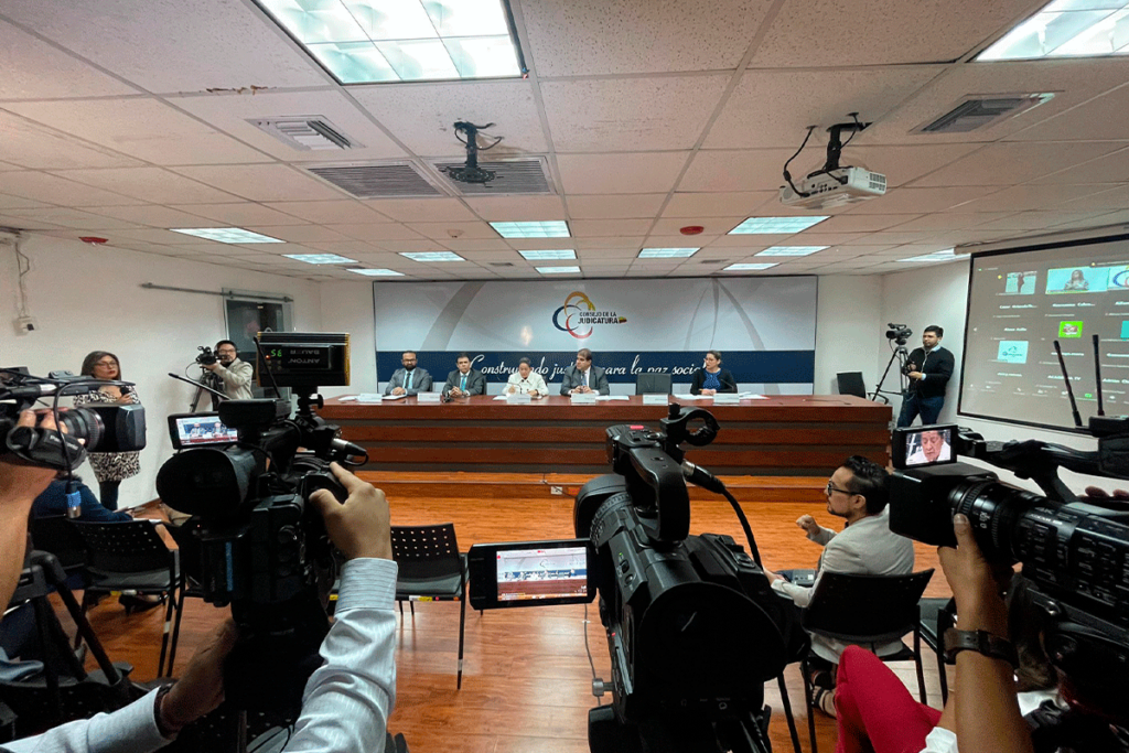 Concluyó la fase de méritos para postulantes a jueces nacionales dentro del Consejo de la Judicatura. Foto: X Consejo de la Judicatura.