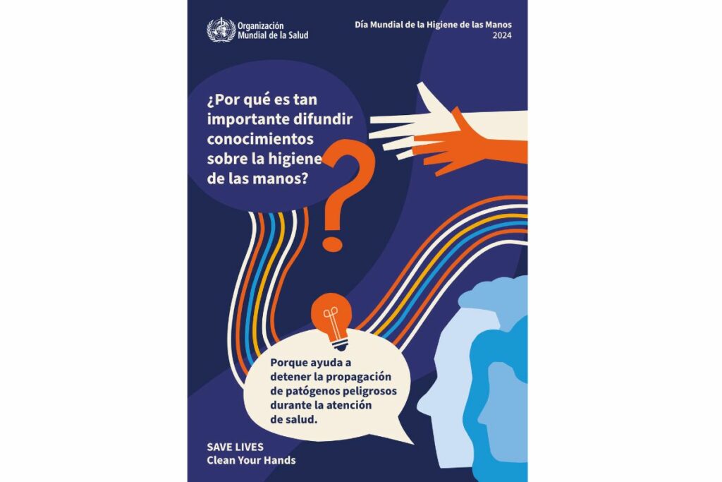 El lavado de manos, una práctica simple y económica, es la barrera más poderosa contra las infecciones.  Foto: www.who.int. 