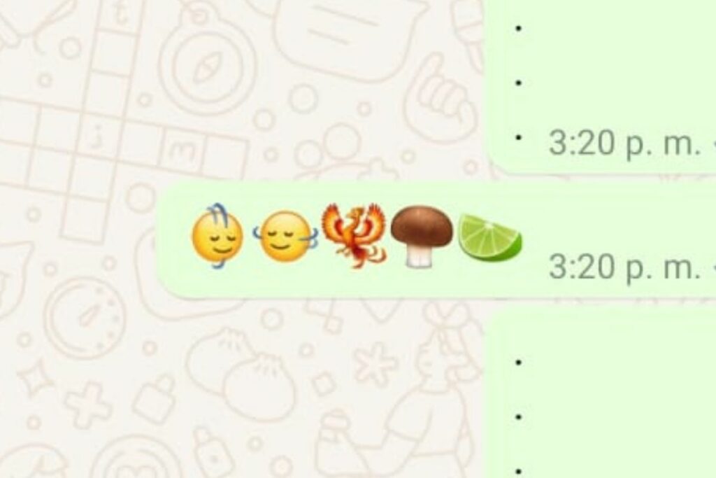 Emogis más recientes de WhatsApp. Foto: screenshot