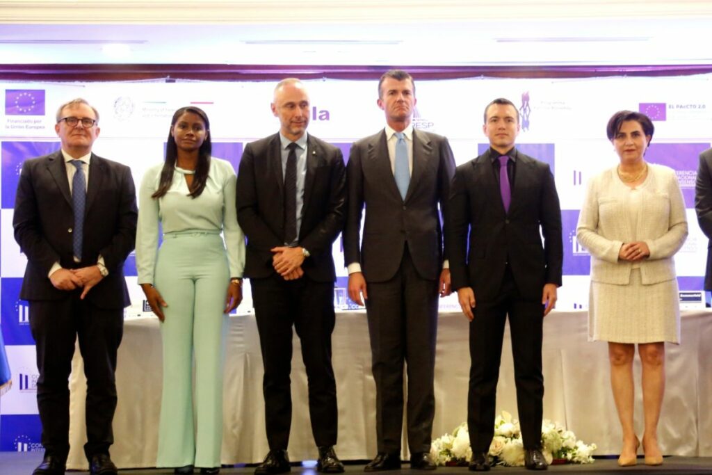 El presidente Daniel Noboa participó de la II Conferencia Internacional de Consenso de Seguridad Penitenciaria y Ciudadana en Ecuador.