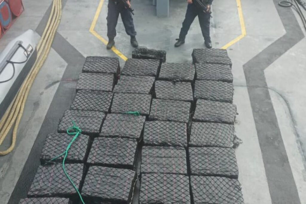 Incautación de droga en Galápagos.