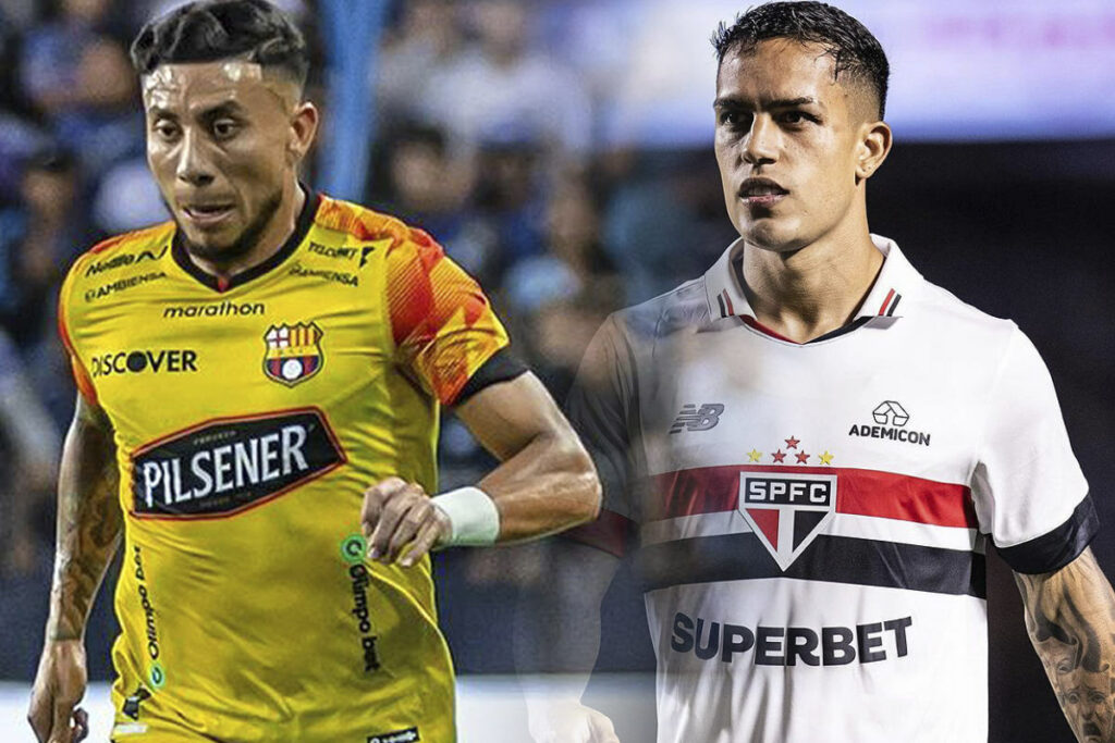 Joao Rojas (i) e Igor Vinícius.