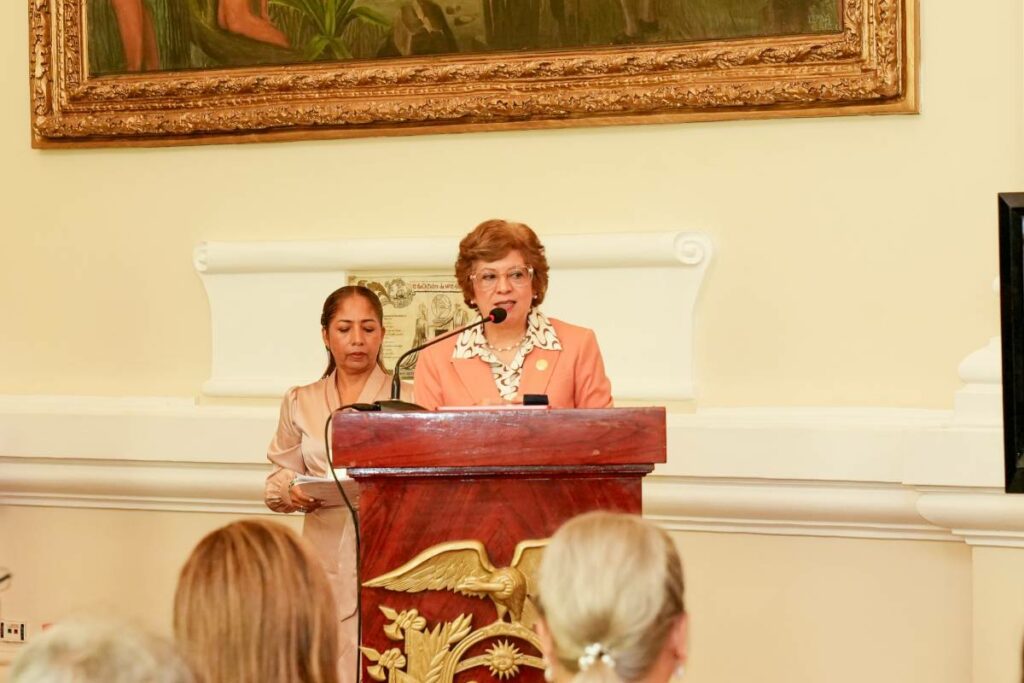 Ivonne Núñez, ministra de Trabajo, en el Gobierno de Daniel Noboa.
