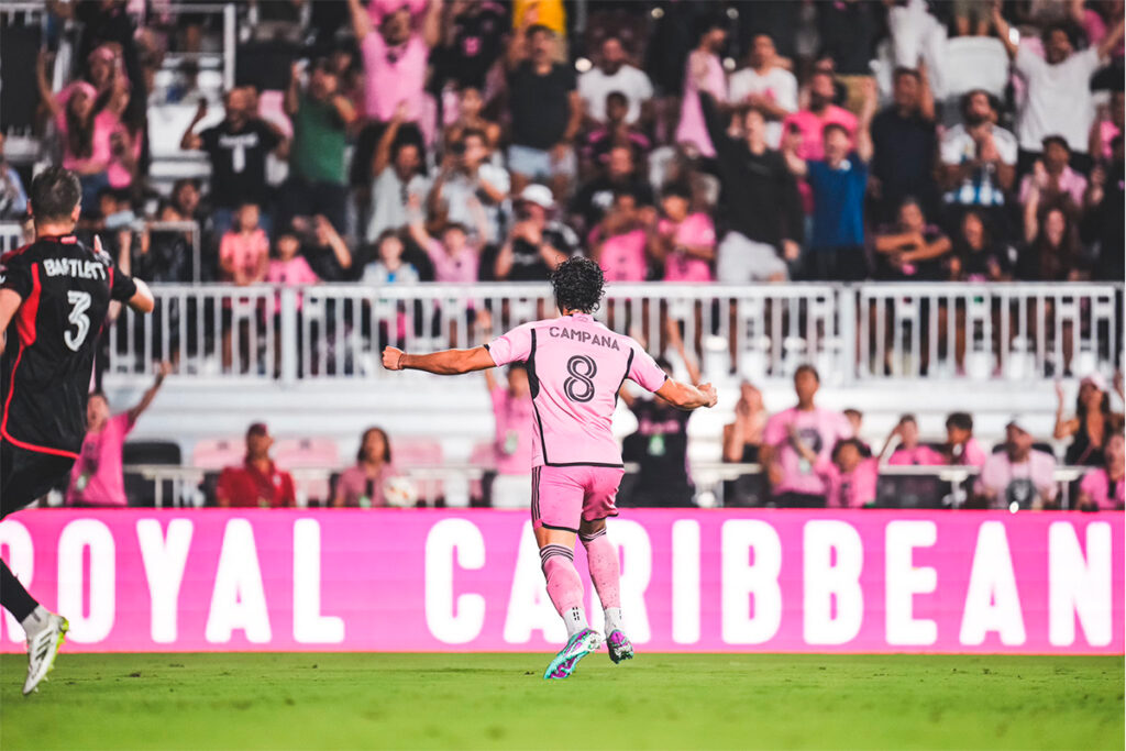 Leonardo Campana marcó un golazo agónico frente al DC United en la MLS. Foto: X Inter de Miami