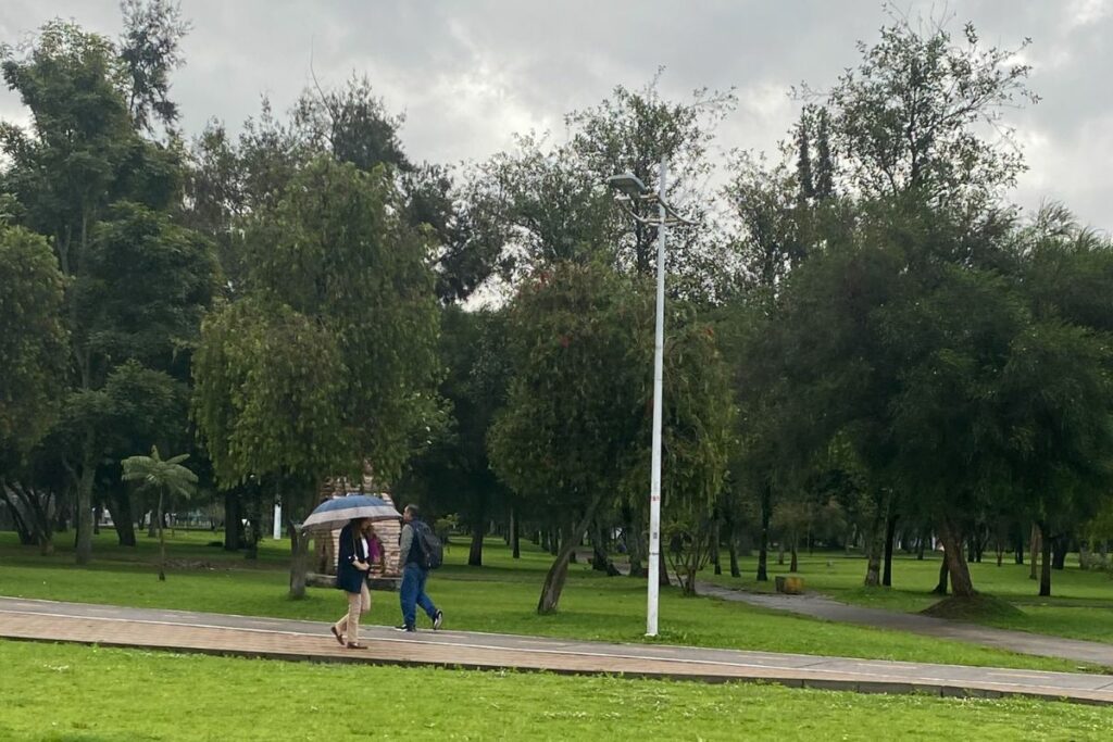 Las lluvias han estado presentes en los últimos días en Quito. Foto: EL COMERCIO