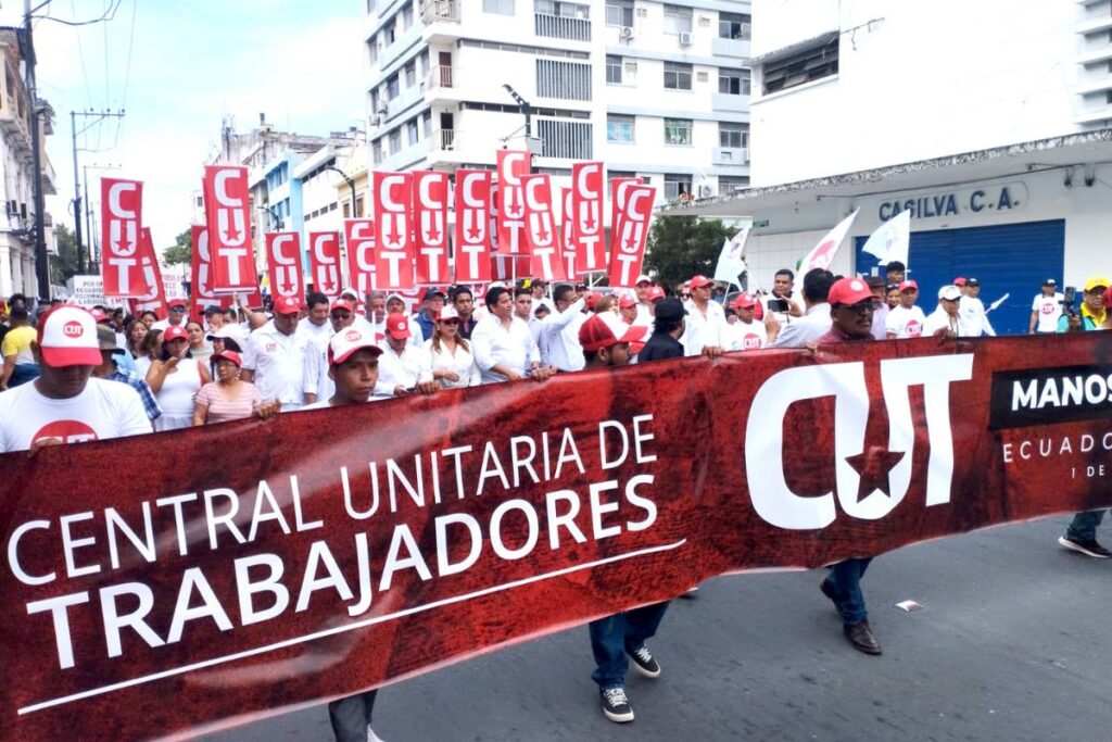 Marcha por el Día del Trabajo movilizó a miles de guayaquileños - El ...