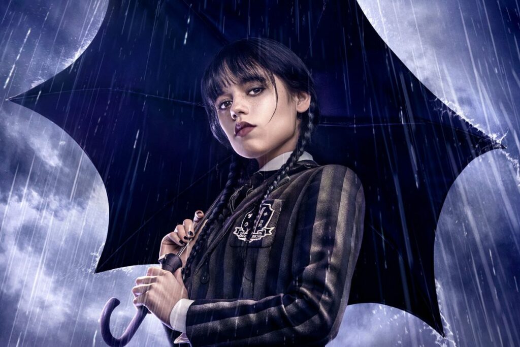 Jenna Ortega, de 21 años, es la actriz que da vida a Merlina en la serie de Netflix. Foto: IMDB