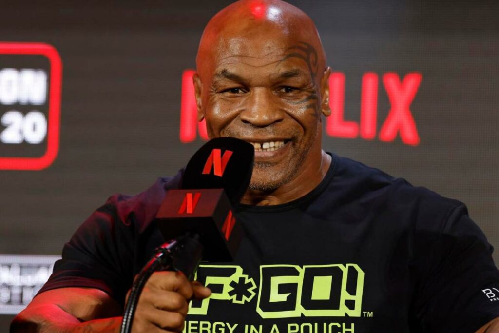 Mike Tyson, uno de los mejores boxeadores en la historia del peso completo. Peleará ante Jake Paul.
