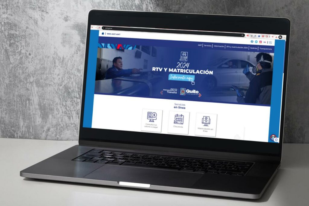 El sitio web de la AMT cuenta con varios servicios en línea