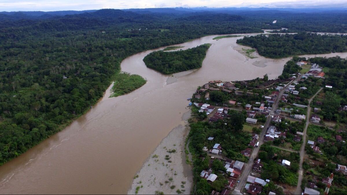Ahuano, Napo, en la Amazonía de Ecuador.