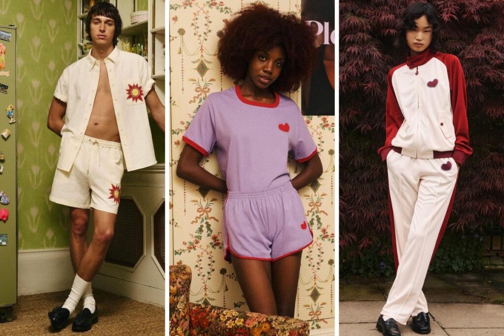 Modelos lucen la colección de ropa veraniega de Harry Styles. Fotos: Instagram