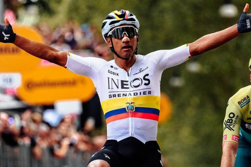 Jhonatan Narváez representará a Ecuador en ciclismo de ruta en los Juegos Olímpicos de París 2024.