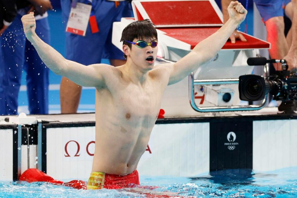 Zhanle Pan ganó los 100 metros libres de los Juegos Olímpicos París 2024.
