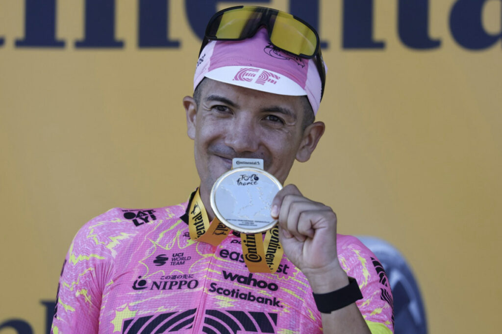 Richard Carapaz en el Tour de Francia, etapa 18 - El Comercio
