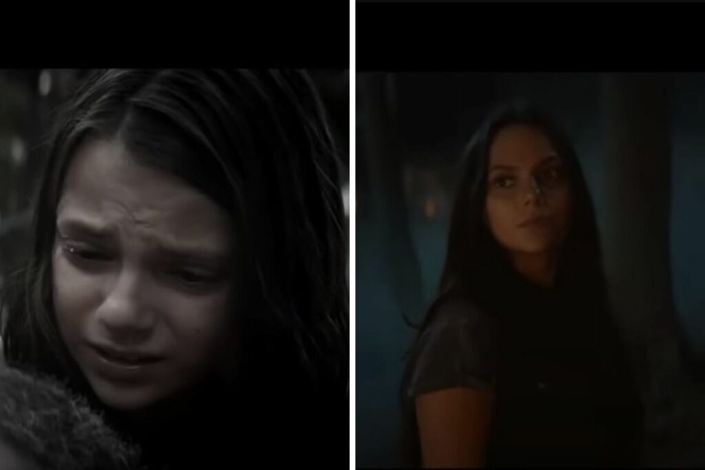 La actriz española Dafne Keen (d.) aparecerá en 'Deadpool 3'. Fotos Screenshot