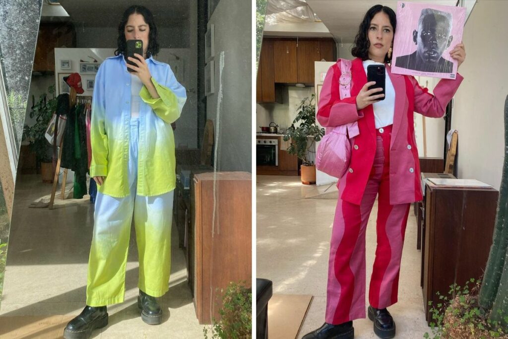 Outfits confeccionados en lino. Foto: Instagram @_hera_studio